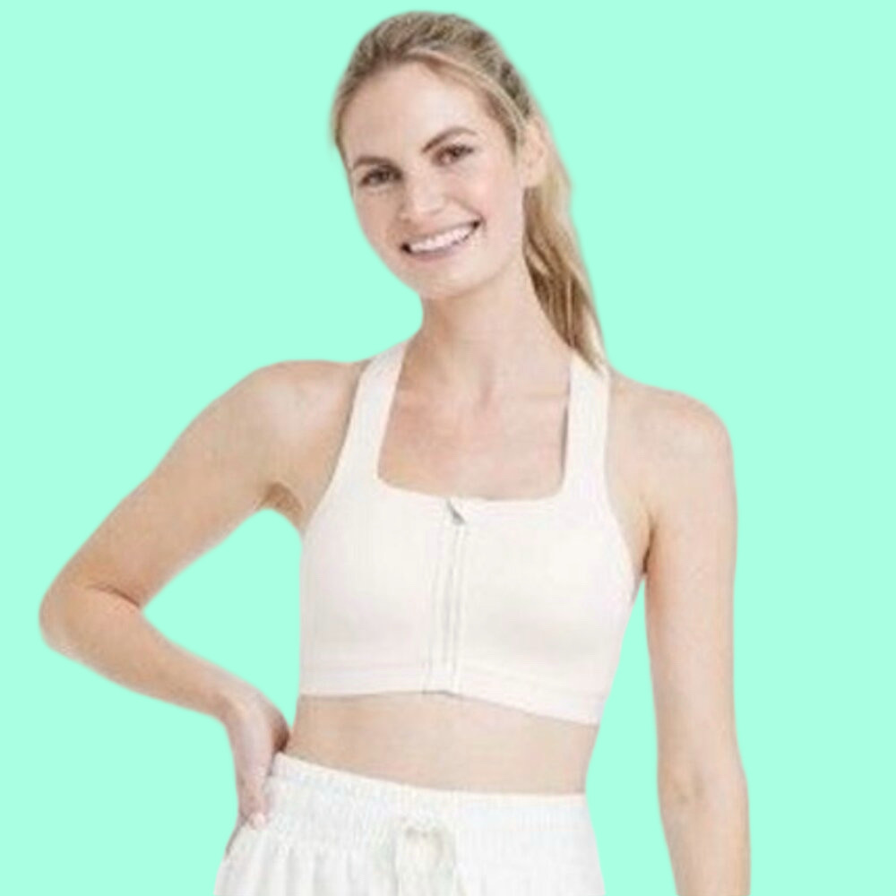 All In Motion - Women's Sculpt Sports Bra Off-White 34DD